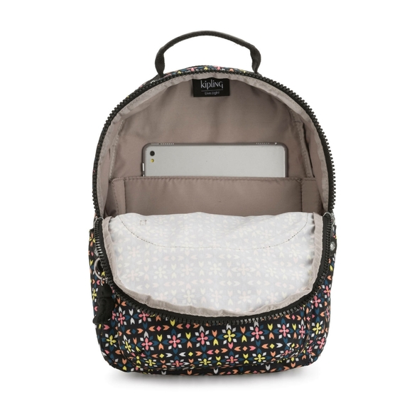 Kipling Seoul Go Small Backpack Floral Mozzaik - Picture 3 of 15